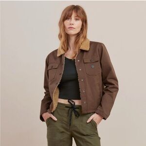 Roark women's Hebrides Sherpa utility jacket